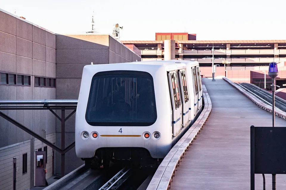 Transporte interno del aeropuerto de Las Vegas · archivo 2021