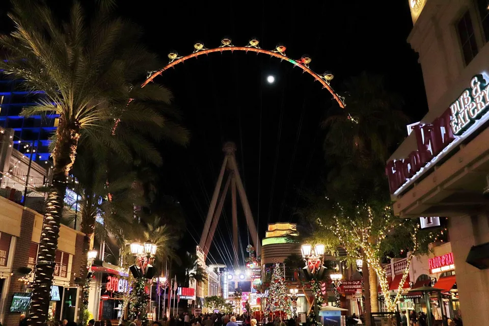 High Roller y LINQ Promenade · archivo 2018