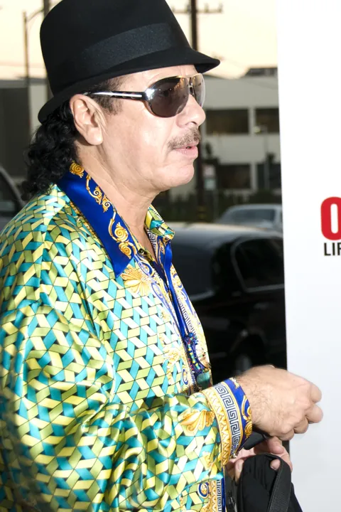 Carlos Santana en el evento benéfico ONEXONE, San Francisco · archivo 2008